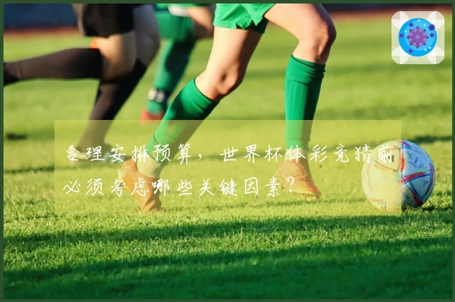 合理安排预算，世界杯体彩竞猜前必须考虑哪些关键因素？