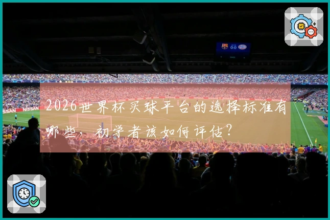 2026世界杯买球平台的选择标准有哪些，初学者该如何评估？